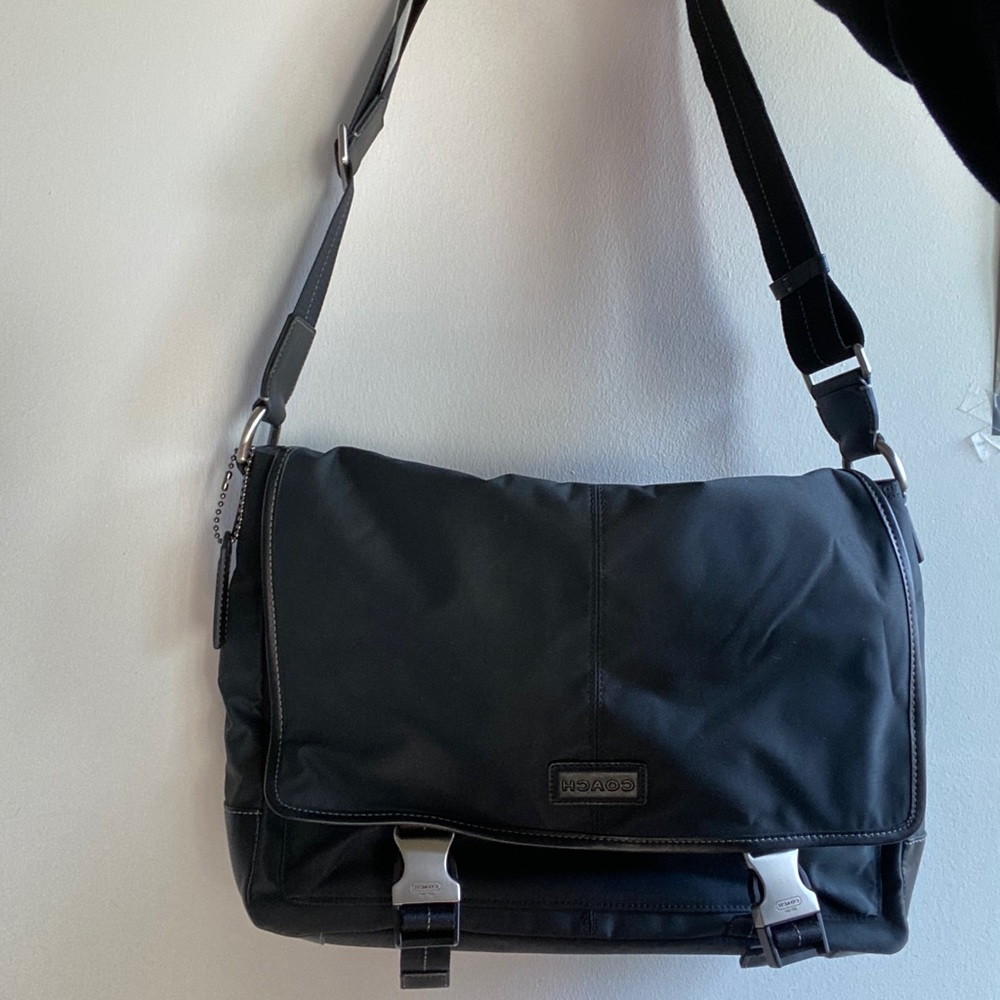 New Coach Computer Bag w/ Buckles